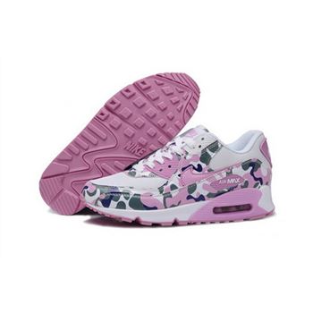 Air Max 90 Womens Shoes Flower Pink White Closeout